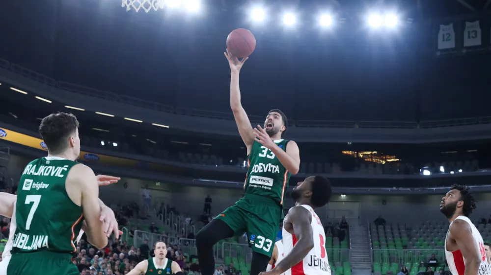 16.12.2025. Ko&scaron;arka Cedevita Olimpija Hapoel Jeruzalem. Foto: Bojan Velikonja