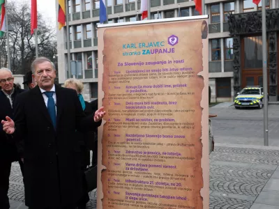 16.12.2025 - Karel Erjavec, stranka Zaupanjetezefoto: Tomaž Skale