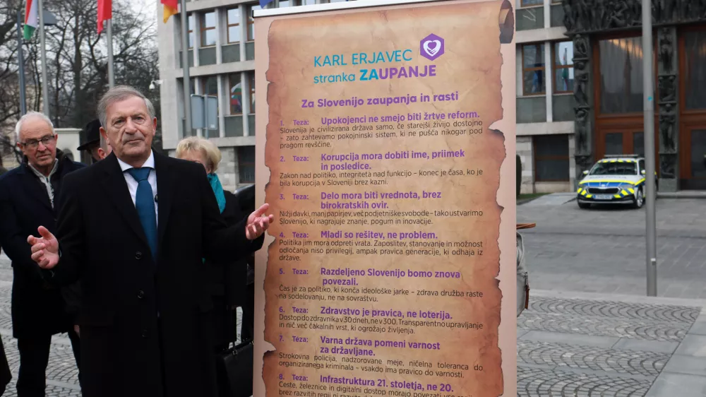 16.12.2025 - Karel Erjavec, stranka Zaupanjetezefoto: Tomaž Skale