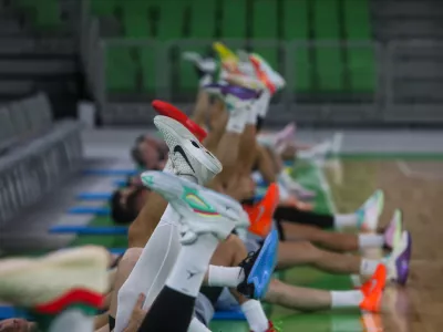 - Simbolična fotografija, &scaron;portni copati, &scaron;port, - 31.07.2025. - Trening mo&scaron;ke ko&scaron;arkarske reprezentance Slovenije pred pripravljalnimi tekmami.//FOTO: Bojan Velikonja