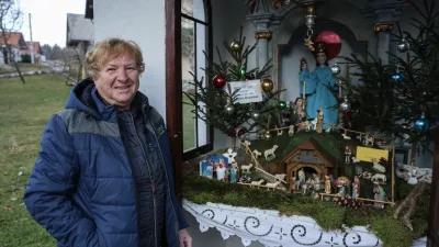 Krajani so jaslice postavili v vse skrite kotičke v vasi