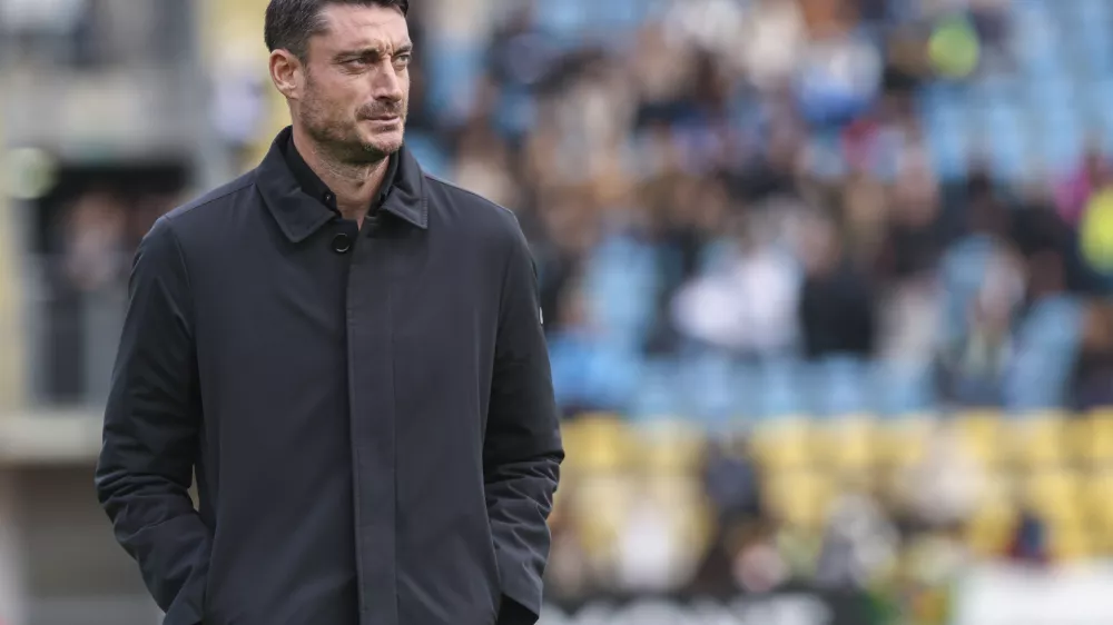 trener Celja Albert Riera- 03.11.2024 - nogomet - 1.SNL - Celje: Olimpija, stadion v Celju//FOTO: Jaka Gasar