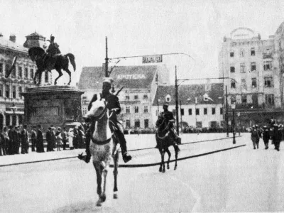 SHS Srbska vojska v Zagrebu / Foto: Wikipedia