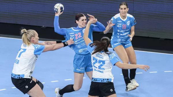 Tamara Horaček- 25.10.2025 - rokomet - liga prvakov za ženske - Krim Mercator: CSM Bukare&scaron;ta//FOTO: Jaka Gasar