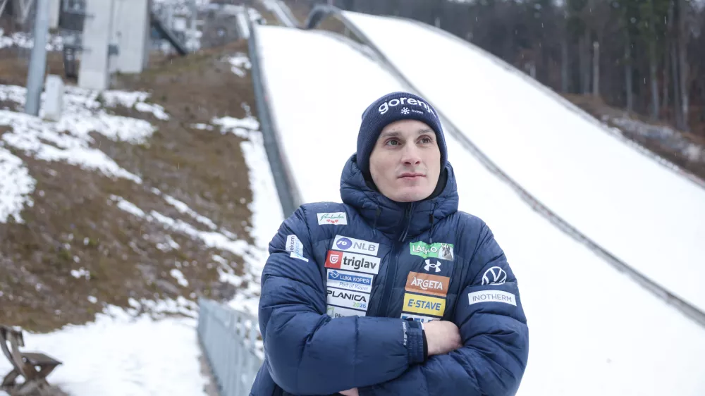 Domen Prevc- 17.12.2025 - odprti trening mo&scaron;ke in ženske skakalne reprezentance, Planica//FOTO: Jaka Gasar