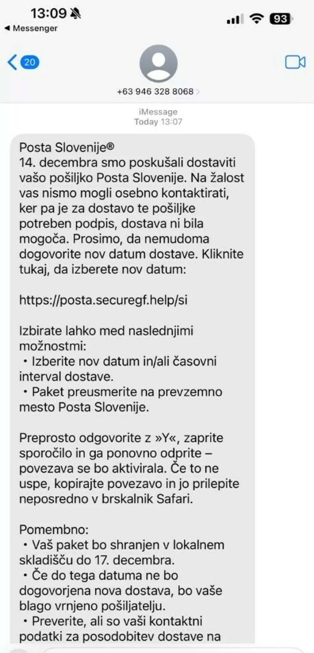Foto: Po&scaron;ta Slovenije