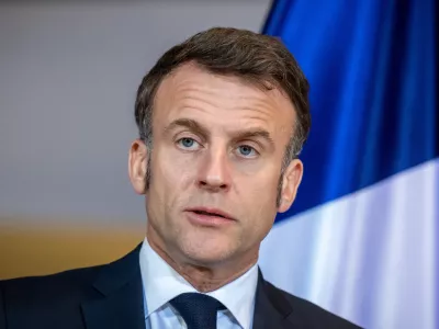 FILED - 18 March 2025, Berlin: France's President Emmanuel Macron speaks during a press conference at the German Chancellery in Berlin. Photo: Michael Kappeler/dpa