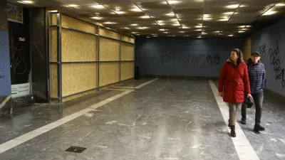 Občinski podhodi brezdomcem nedostopni