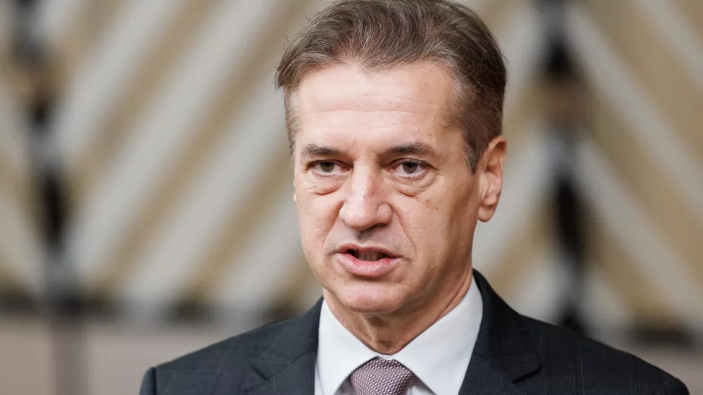 Belgija, Bruselj.Zasedanje Evropskega sveta.Prihod predsednika vlade Roberta Goloba.