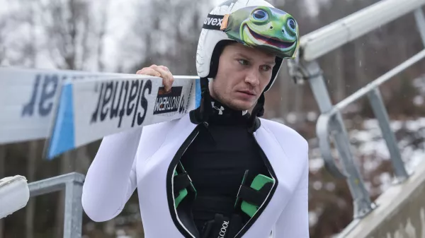 Anže Lani&scaron;ek- 17.12.2025 - odprti trening mo&scaron;ke in ženske skakalne reprezentance, Planica//FOTO: Jaka Gasar