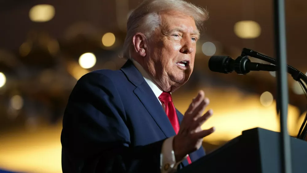 Ameri&scaron;ki predsednik med enim od svojih nepozabnih govorov. / Foto: Profimedia