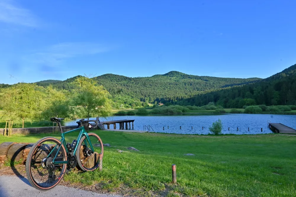 jezero Podpeč, kolo / Foto: Matej Zalar