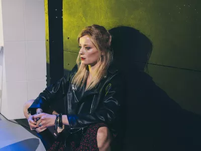 Ajda Smrekar v predstavi Luč ugasne, MGL 2024