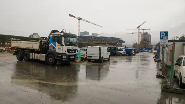 25.11.2025 - Lokacija nova avtobusna postaja Ljubljana,Vilharjeva cestaFoto: Luka Cjuha