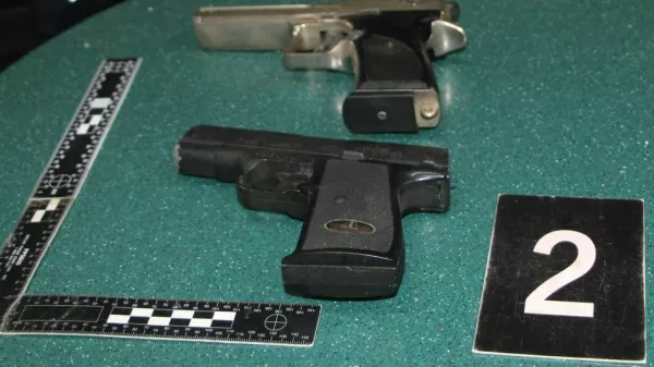 zaseg dveh pi&scaron;tol