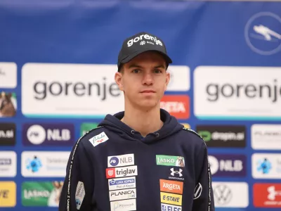 - Žak Mogel,- 07.10.2025. Predstavitev reprezentanc Smučarske zveze Slovenije za novo tekmovalno sezono.//FOTO: Bojan Velikonja