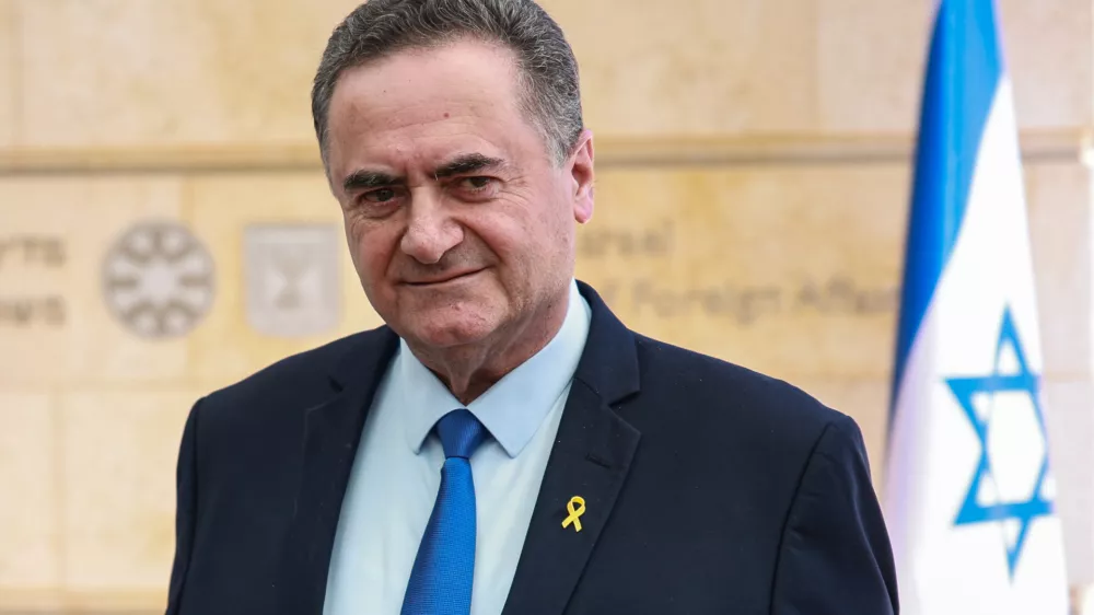 FILED - 25 June 2024, Israel, Jerusalem: Israeli Defence Minister Israel Katz is pictured during an event in Jerusalem. Photo: Hannes P Albert/dpa