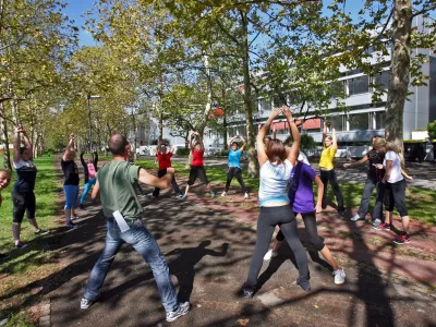 ilustrativna fotografija - &scaron;tudenti - dijaki - telovadba//FOTO: Tomaž Skale / Foto: Tomaž Skale