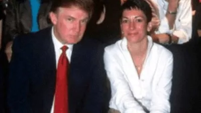 Ghislaine Maxwell and Donald Trump are shown in this image released by the Department of Justice in Washington, D.C., U.S., on December 23, 2025 as part of a new trove of documents from its investigations into the late financier and convicted sex offender Jeffrey Epstein. U.S. Justice Department/Handout via REUTERS  THIS IMAGE HAS BEEN SUPPLIED BY A THIRD PARTY   TPX IMAGES OF THE DAY