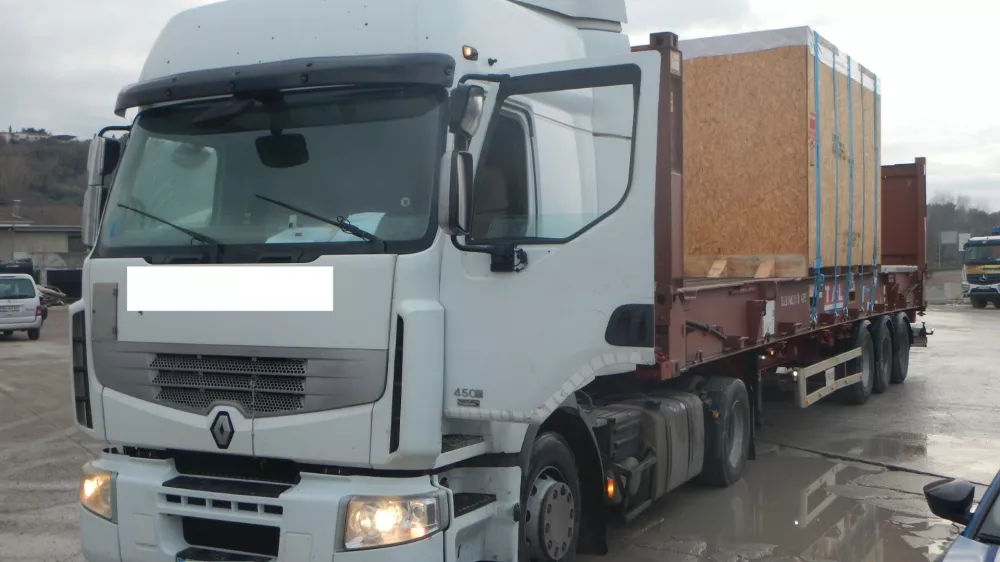 Dekani, izredni prevoz. Foto: PU Koper