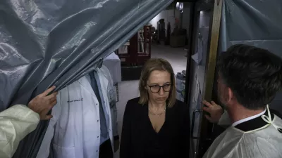 Valentina Prevolnik Rupel- 12.03.2025 - ministrica za zdravje Valentina Prevolnik Rupel si je na delovnem obisku v Univerzitetnem kliničnem centru (UKC) ogledala tekoče investicije//FOTO: Jaka Gasar