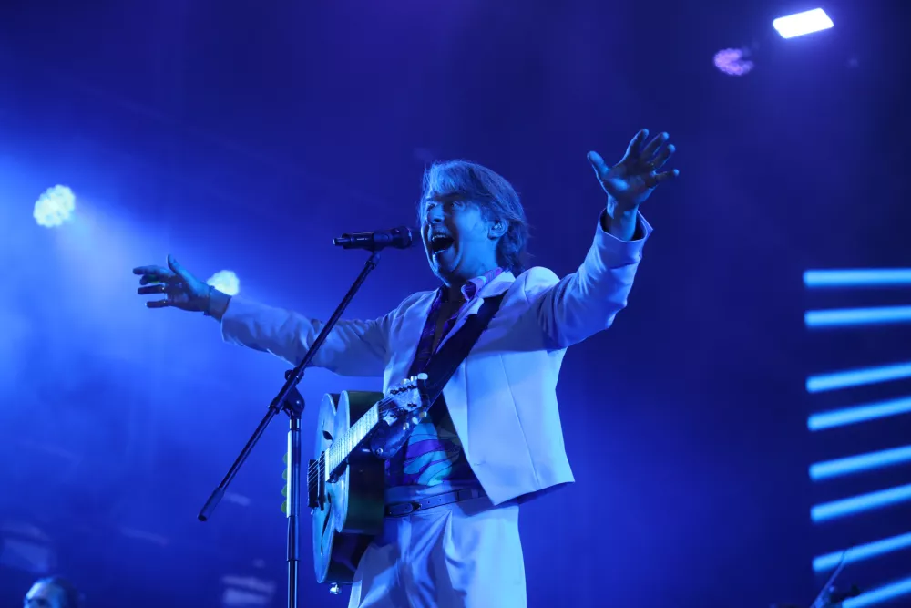 Veliki koncert Magnifica ob 30. obletnici njegovega samostojnega delovanja se je zgodil lani avgusta v&nbsp;Stanežičah. Foto: Luka Cjuha