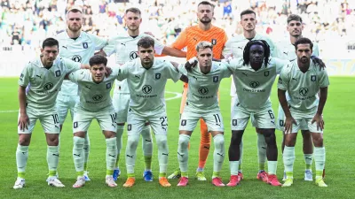 08.07.2025 Olimpija: Kairat, kvalifikacije za ligo prvakov v nogometuFOTO: Nik Erik Neubauer