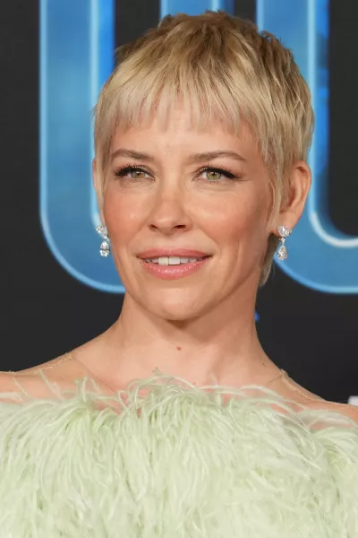 Evangeline Lilly arrives at the Marvel Studios' ANT-MAN AND THE WASP: QUANTUMANIA World Premiere held at the Regency Village Theater in Westwood, CA on Monday, ?February 6, 2023. (Photo By Sthanlee B. Mirador/Sipa USA)No Use Germany.