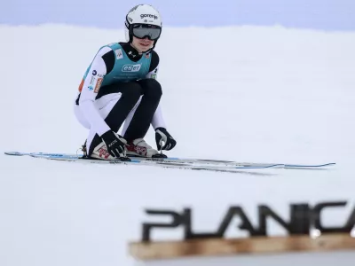 Rok Masle- 28.03.2025 - smučarski skoki - finale svetovnega pokala v smučarskih poletih v Planici//FOTO: Jaka Gasar
