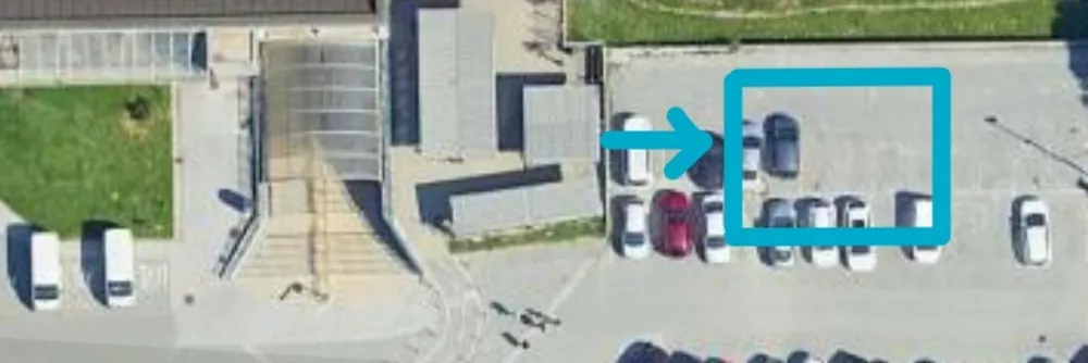 Začasna selitev kolesarnice na postaji