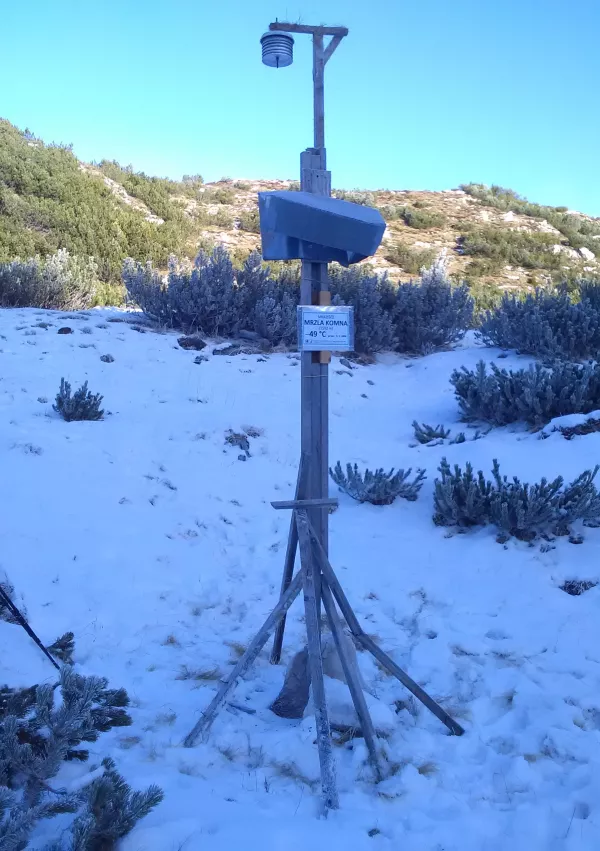 Mrzla Komna, mrazi&scaron;če, -49 stopinj / Foto: Iztok Sinjur