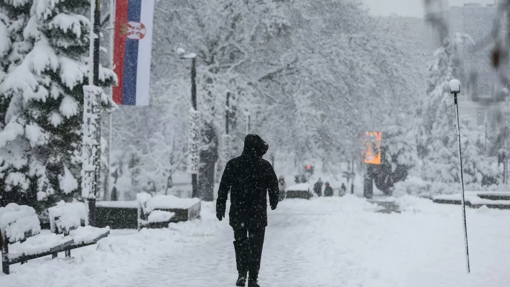 Beograd, Srbija, sneg. Foto: Profimedia