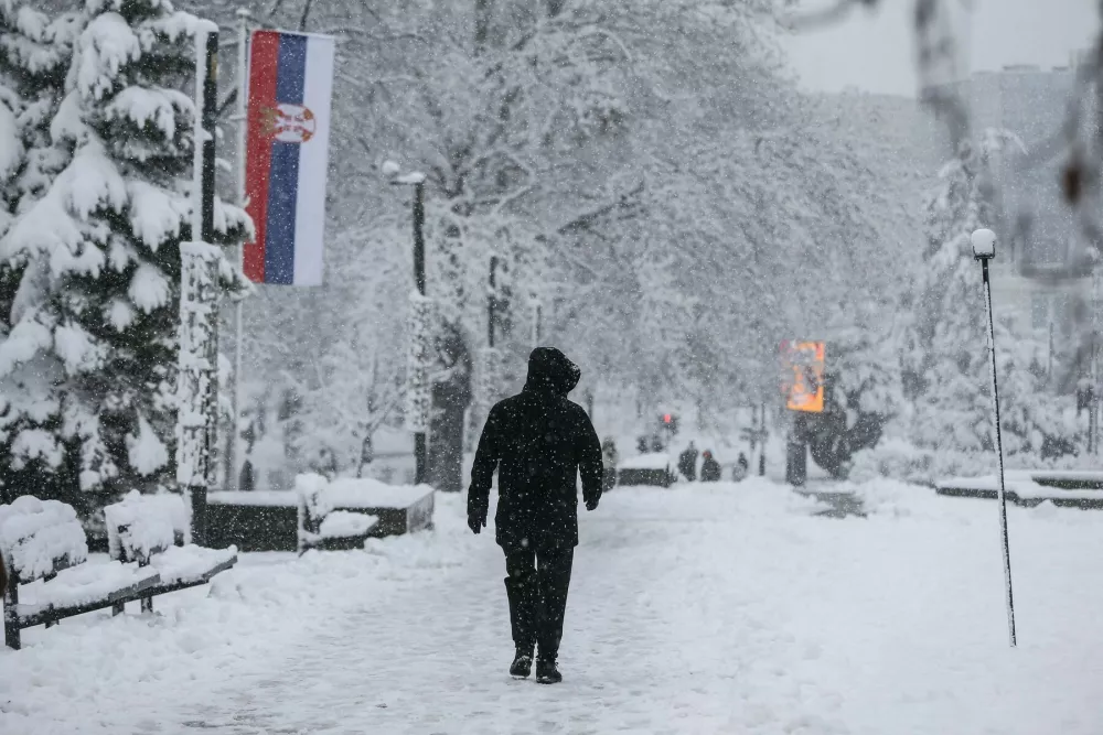 Beograd, Srbija, sneg. Foto: Profimedia