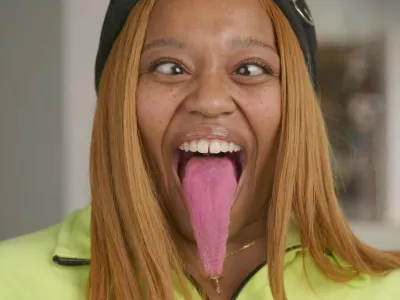 Ženska z najdalj&scaron;im jezikom na svetu / Foto: Profimedia