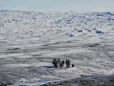 FILE -Danish military forces participate in an exercise with hundreds of troops from several European NATO members in Kangerlussuaq, Greenland, Sept. 17, 2025. (AP Photo/Ebrahim Noroozi, File)