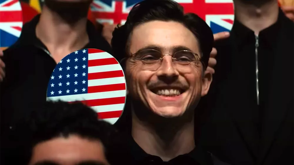  Timoth&eacute;e Chalamet v filmu Marty Supreme. Foto: A24