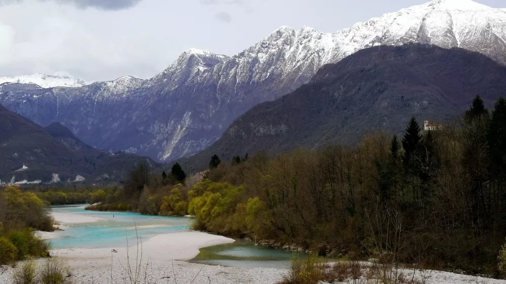 Soča, zima. Foto: Profimedia