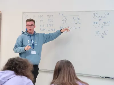 Prvi mednarodni matematični turnir IMBT, Bovec 2026, Ekaterina Chizhova / Foto: Nata&scaron;a Bucik Ozebek