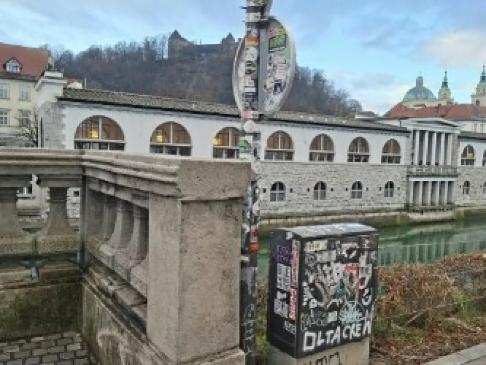 Nalepke kot obraz mestnih zidov