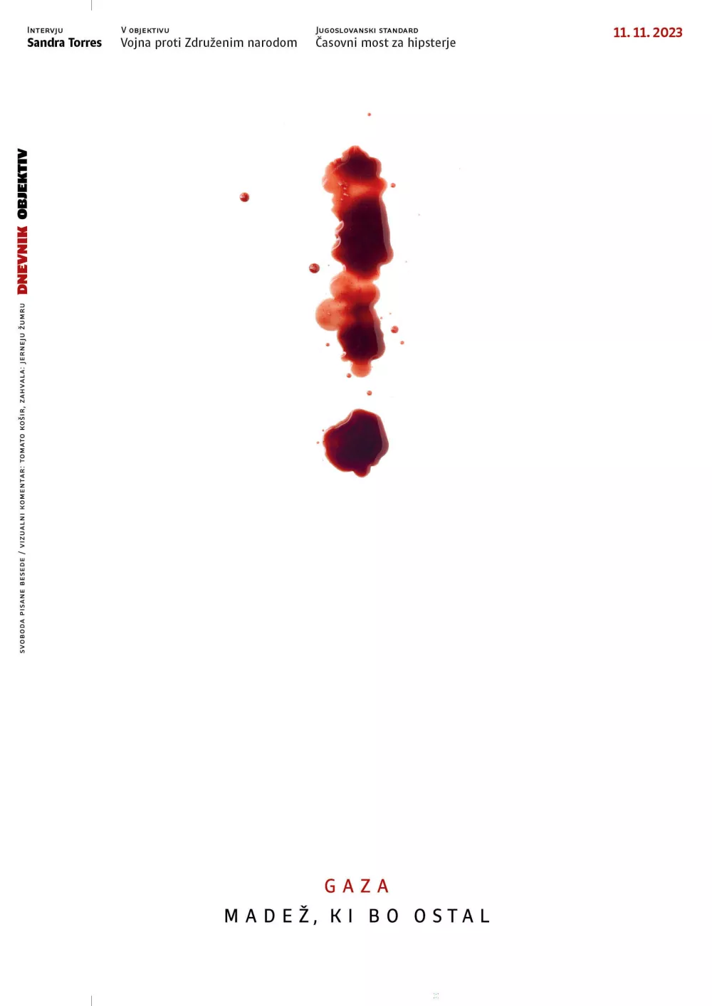 Naslovnica jutri&scaron;njega objektiva