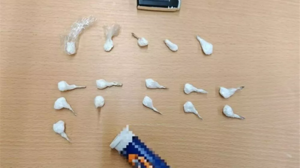 Kokain, ki so ga zasegli starcu. Foto: PU splitsko-dalmatinska