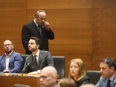 Branko Grims, poslanec SDS, - 13.12.2023 &ndash; Državni zbor RS - 15. redna seja DZ &ndash; //FOTO: Bojan Velikonja