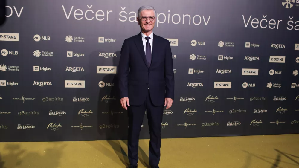 - Franjo Bobinac, Predsednik OKS,- 15.05.2025. - Večer &Scaron;ampionov Smučarske Zveze Slovenije.//FOTO: Bojan Velikonja