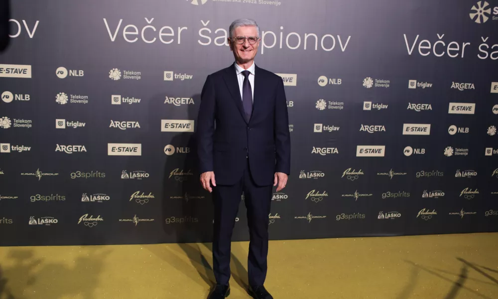 - Franjo Bobinac, Predsednik OKS,- 15.05.2025. - Večer &Scaron;ampionov Smučarske Zveze Slovenije.//FOTO: Bojan Velikonja