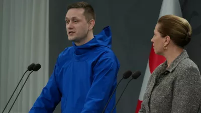 Danish Prime Minister Mette Frederiksen and Greenlandic Prime Minister Jens-Frederik Nielsen attend a press conference in Copenhagen, Denmark, January 13, 2026. REUTERS/Tom Little