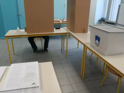 Kmetijsko gozdarska zbornica Slovenije (KGZS), volitve v svet zbornice 2024, voli&scaron;če Ljutomer. Foto: Tatjana Pihlar 