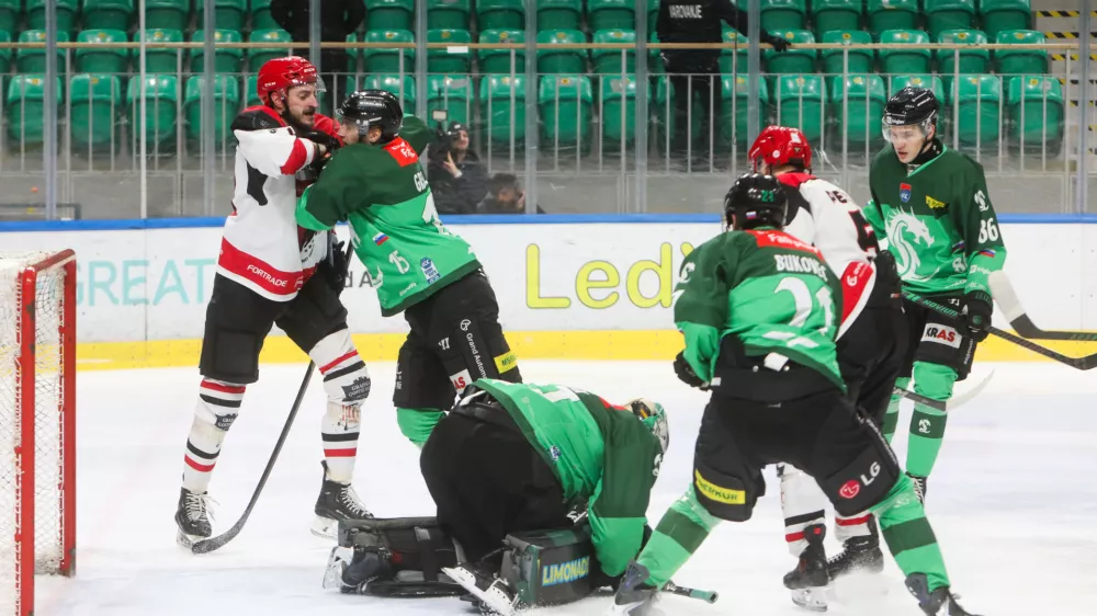 - 13.01.2023. - 1. finalna tekma državnega prvenstva v hokeju Olimpija - Jesenice.//FOTO: Bojan Velikonja