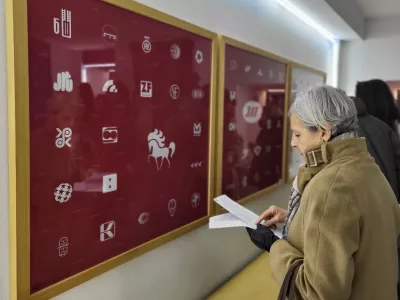 yugo logo razstava v Trst / Foto: Katja Gle&scaron;čič 