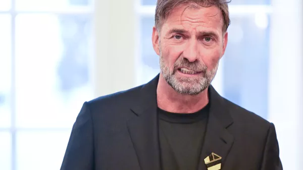 08 October 2024, Baden-Wuerttemberg, Stuttgart: German coach Juergen Klopp receives the Order of Merit of the State of Baden-Wuerttemberg for his wide-ranging social commitment outside of sport. Photo: Bernd Wei&szlig;brod/dpa