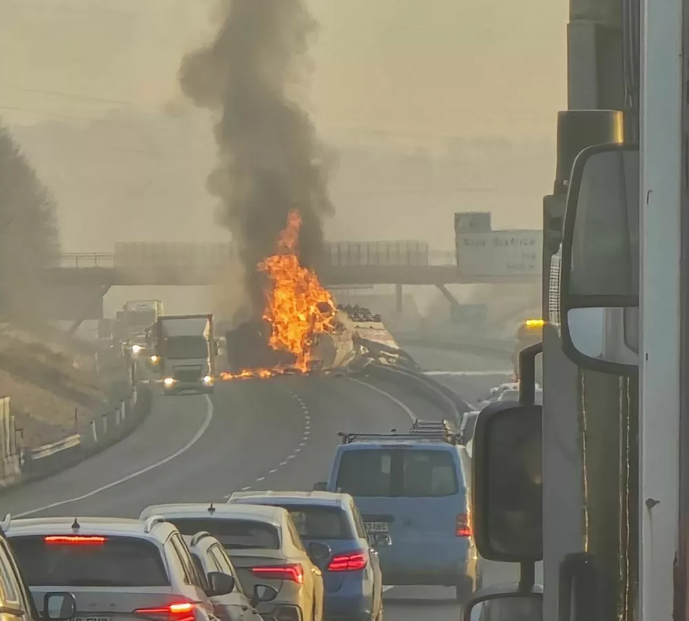Nesreča na &scaron;tajerski avtocesti